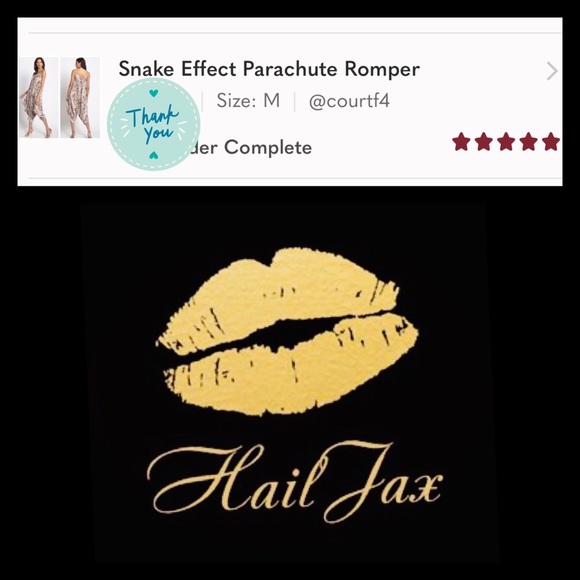 Snake Effect Parachute Romper - Picture 2 of 5